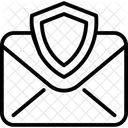 E Mail Sicherheit Datenschutz Gesperrte Nachricht Symbol