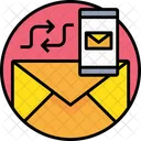 E Mail Synchronisieren E Mail Mit Telefon Synchronisieren E Mail Synchronisierung Symbol