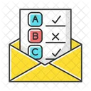 E-Mail-Umfrage  Symbol