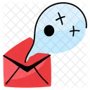 Erro De E Mail E Mail Com Falha E Mail Vazio Ícone