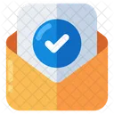 Correio Verificado E Mail Correspondencia Ícone
