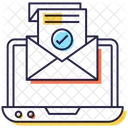 Correio Aprovado Correio Verificado Correio Verificado Ícone