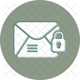 E-Mail verschlüsselt  Symbol