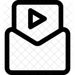 Video per E-Mail senden  Symbol