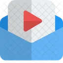 Video per E-Mail senden  Symbol