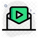 Video per E-Mail senden  Symbol