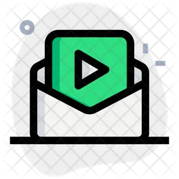 Video per E-Mail senden  Symbol