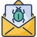 Bedrohung durch E-Mail-Viren  Symbol