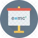 아인슈타인 공식 Emc 2 아이콘