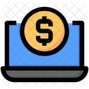Seo Laptop Money Icon