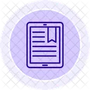 E Reader Tablet Icon