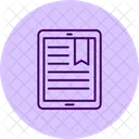 E Reader Tablet Icon
