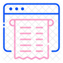 전자영수증 아이콘