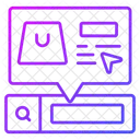 E Shop Ecommerce Online Shopping Icon