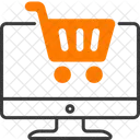 E Shopping Cart Online Icon