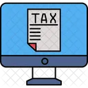 E Tax Online Tax Online Tax Payment 아이콘