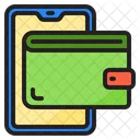 Wallet Mobilephone Online Icon
