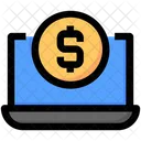 SEO Laptop Geld Symbol