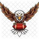 Eagle Bird Football Icon