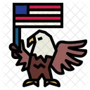 Eagle Holding Flag  アイコン