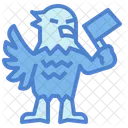 Eagle Holding Flag  Icon