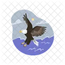 Eagle White Bird Icon