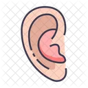 Ear Hearing Anatomy Icon