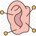 Ear Acupuncture Auricula Icon