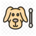 Hygiene Cotton Swab Dog Icon