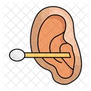 Ear Buds Cotton Ear Swabs Icon