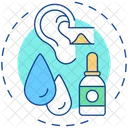 Cleaning Drops Ear Icon