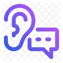 Ear Listening  Icon