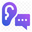 Ear Listening  Icon