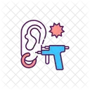 Ear Piercing Gun Piercing Gun Risk Icon