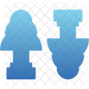 Ear Plug Swimming Championship Ear Protection Icon