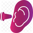 Ear Plug Ear Loud Icône