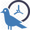 Early Bird Spring Bird Icon