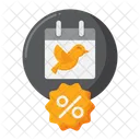 Early Bird Reservation Bird Reservation Bird Zoo Ticket Icon
