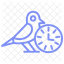 Early Bird Special Duotone Line Icon Icon