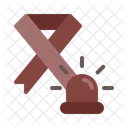 Early Cancer Detection Ribbon Awareness Icon