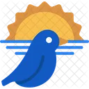 Early Riser Bird Sunrise Riser Icon