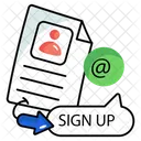 Signup Login User Icon