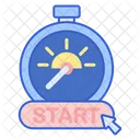Early Start Start Stopwatch Icon