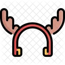 Earmuff Reindeer Christmas Icon