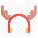 Earmuff Christmas Reindeer Icon