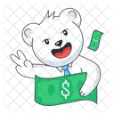Earn Money Make Money Bear Money Icon