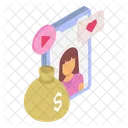 Business Woman Likes Icon