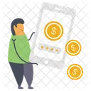 Earn Money Earn Wealth Online Revenue Icon