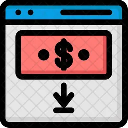 Earn Money Online Concept  Icon