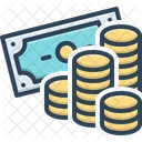 Earning Coin Currency Icon
